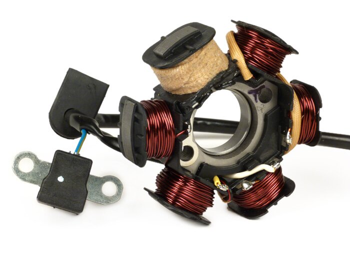 Encendido -RMS- Peugeot 50 cc (horizontal, vehículos sin inmovilizador) - AW=23mm - JETFORCE50 C-TECH, SPEEDFIGHT3 50 LC, LUDIX 50 LC BLASTER, SPEEDFIGHT3 50 cc AC (2 tiempos), LUDIX AC, VIVACITY 50 NEW (2 tiempos)
