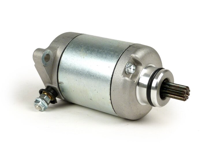 Starter engine -PIAGGIO- Piaggio 125-200 cc Leader - Vespa ET4 (ZAPM19), GT125 (ZAPM31), GTS 125 (ZAPM313), GTL125 (ZAPM311, ZAPM312), LX125/150 (ZAPM442, ZAPM443), LX125/150 (ZAPM44), LX125/150 i.e.(ZAPM68), S125/150 (ZAPM44), S125i.e.(ZAPM681), Gilera R