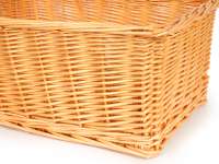 Cesta - cesta de mimbre - CALIDAD OEM 43x33x19cm- bicicleta, scooter, motoneta, Vespa, ciclomotor - color: natural
