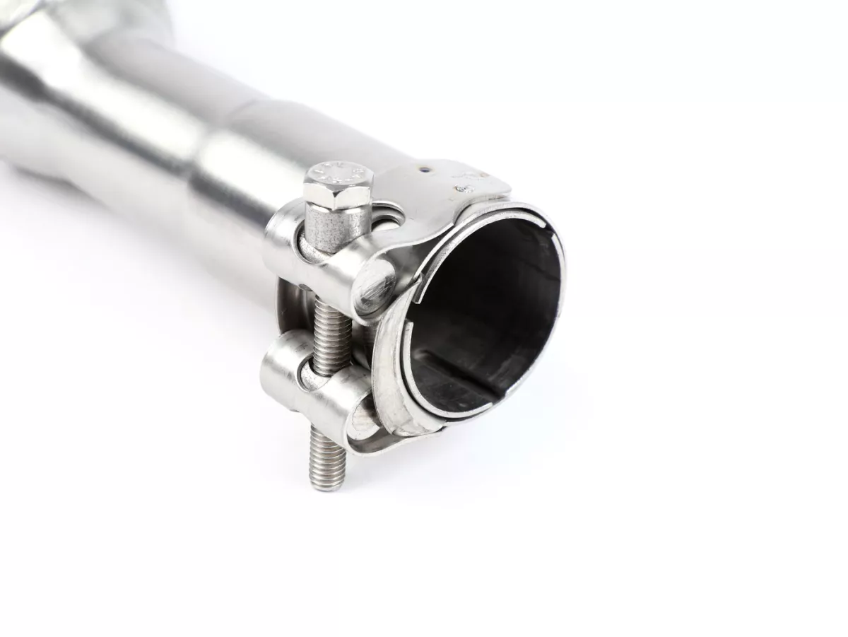 Manifold knalpot -REMUS Sport termasuk konverter katalitik Euro 4 (MA3C) - Vespa GTS 300 yaitu Super (2017-), GTV300ie SeiGiorni (2017-)