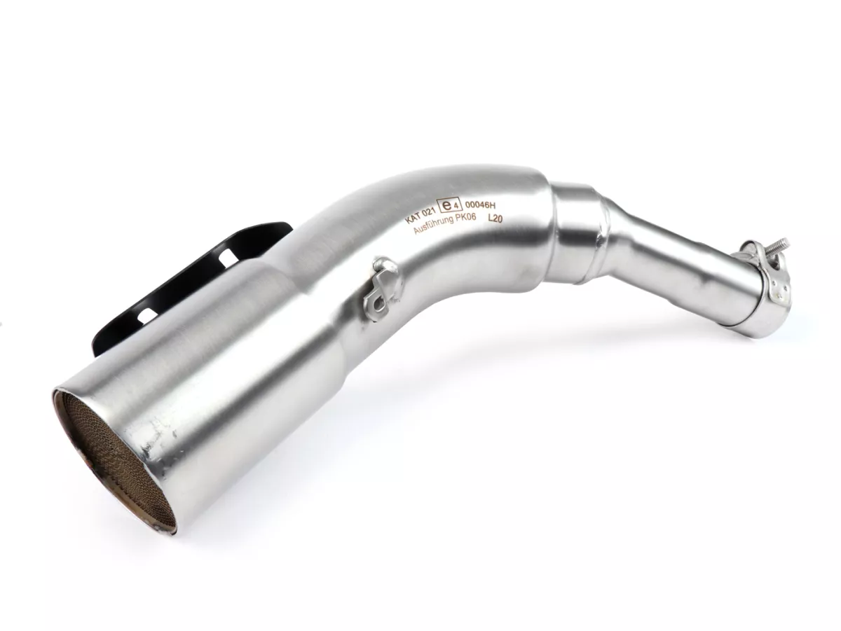 Manifold knalpot -REMUS Sport termasuk konverter katalitik Euro 4 (MA3C) - Vespa GTS 300 yaitu Super (2017-), GTV300ie SeiGiorni (2017-)
