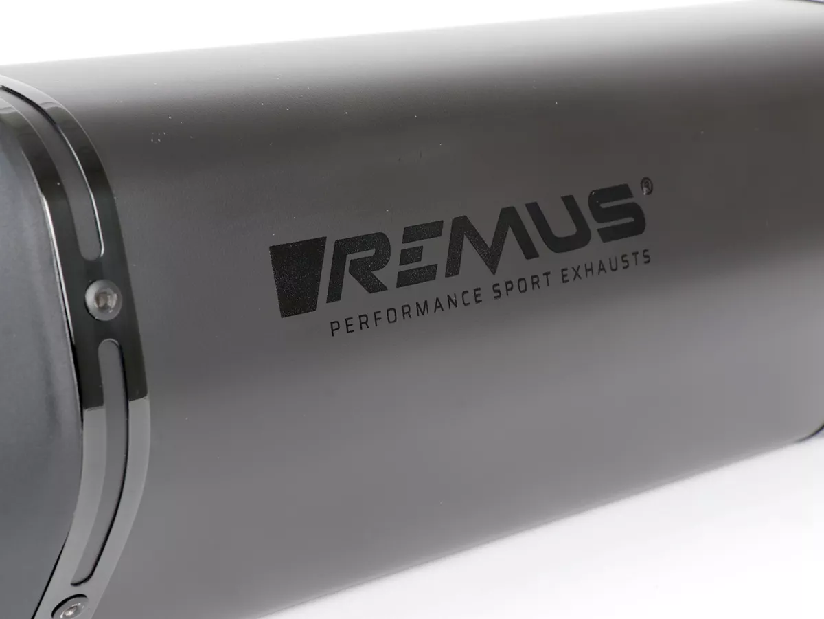 Silencer -REMUS Sport - Vespa GTS Super HPE 300 (Euro 5, ZAPMD3100, ZAPMD3101, ZAPMD3101) - black stainless steel