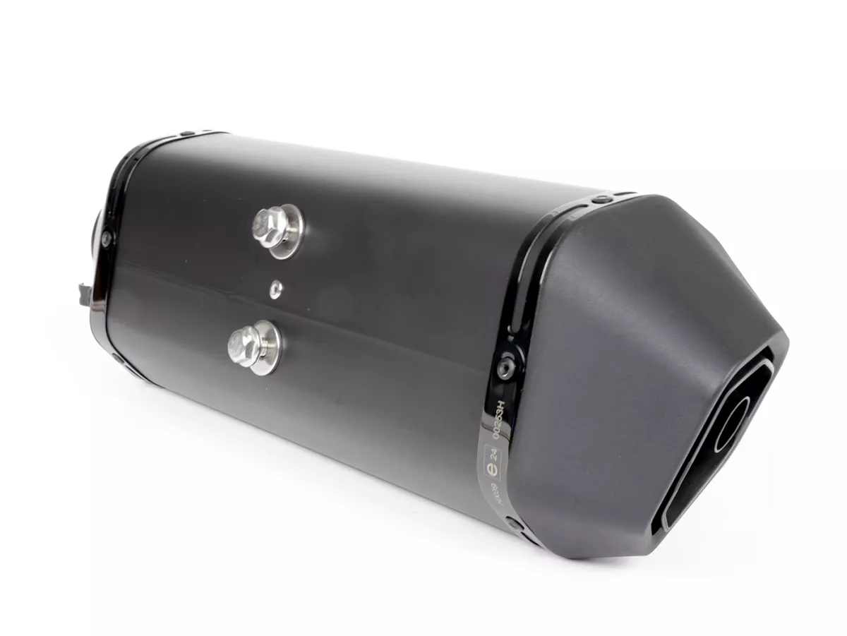 Silencer -REMUS Sport - Vespa GTS Super HPE 300 (Euro 5, ZAPMD3100, ZAPMD3101, ZAPMD3101) - black stainless steel