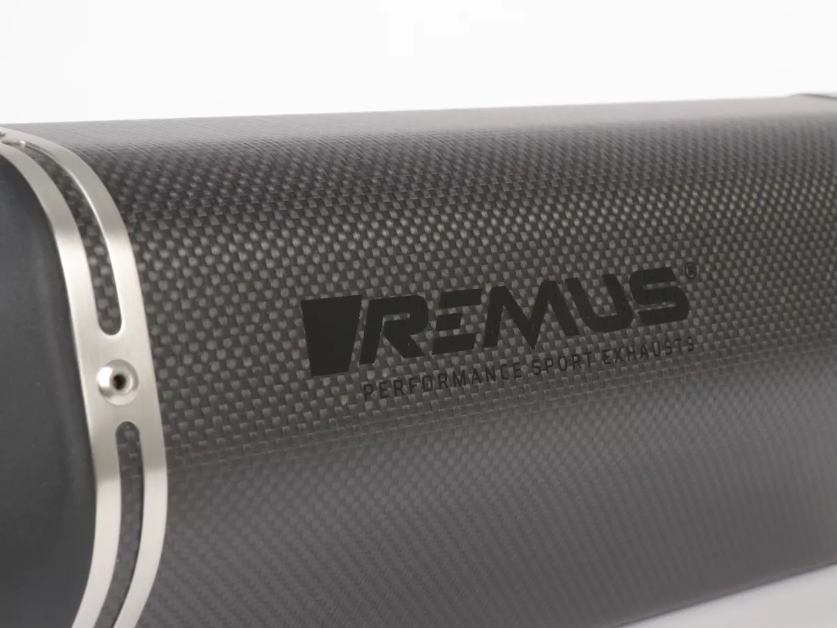 Silencer -REMUS Sport - Vespa GTS Super HPE 300 (Euro 5, ZAPMD3100, ZAPMD3101, ZAPMD3101) - carbon silver