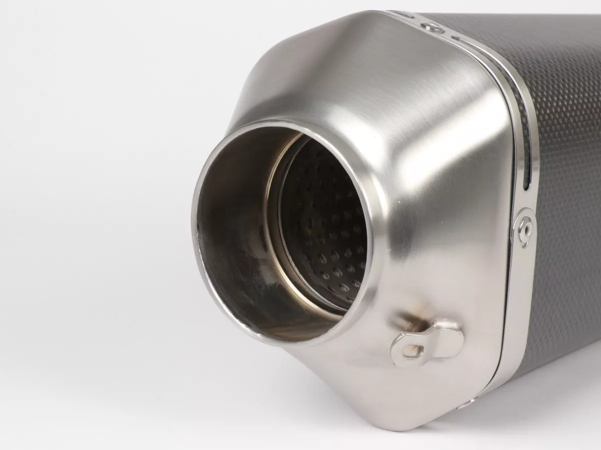 Silencer -REMUS Sport - Vespa GTS Super HPE 300 (Euro 5, ZAPMD3100, ZAPMD3101, ZAPMD3101) - carbon silver