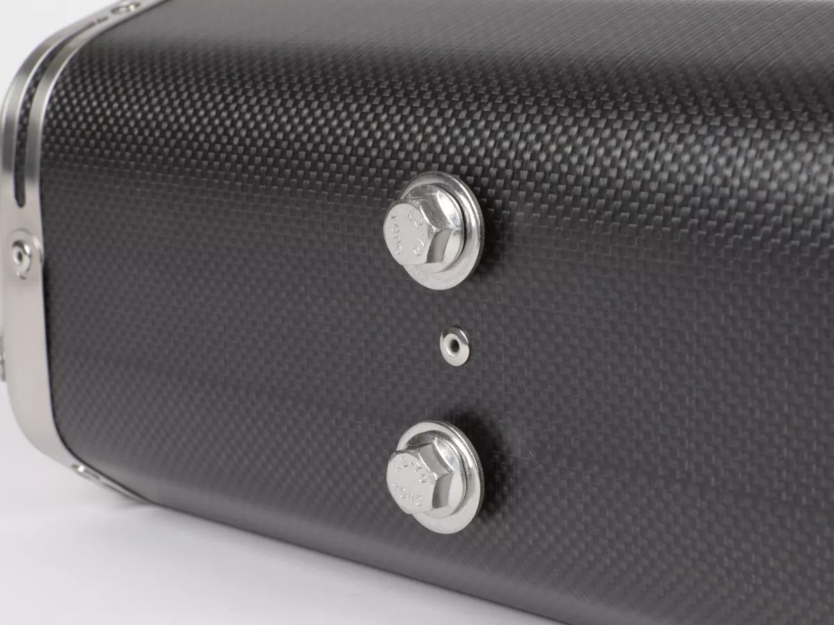 Silencer -REMUS Sport - Vespa GTS Super HPE 300 (Euro 5, ZAPMD3100, ZAPMD3101, ZAPMD3101) - carbon silver