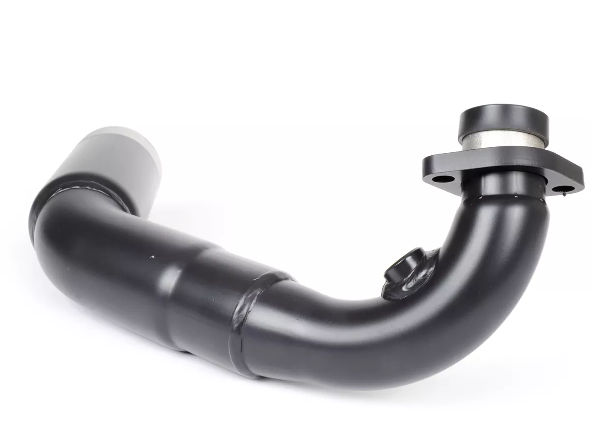 Exhaust manifold and bracket -REMUS RS - Vespa GTS Super HPE 300 (Euro 5, ZAPMD3100, ZAPMD3101, ZAPMD3101)