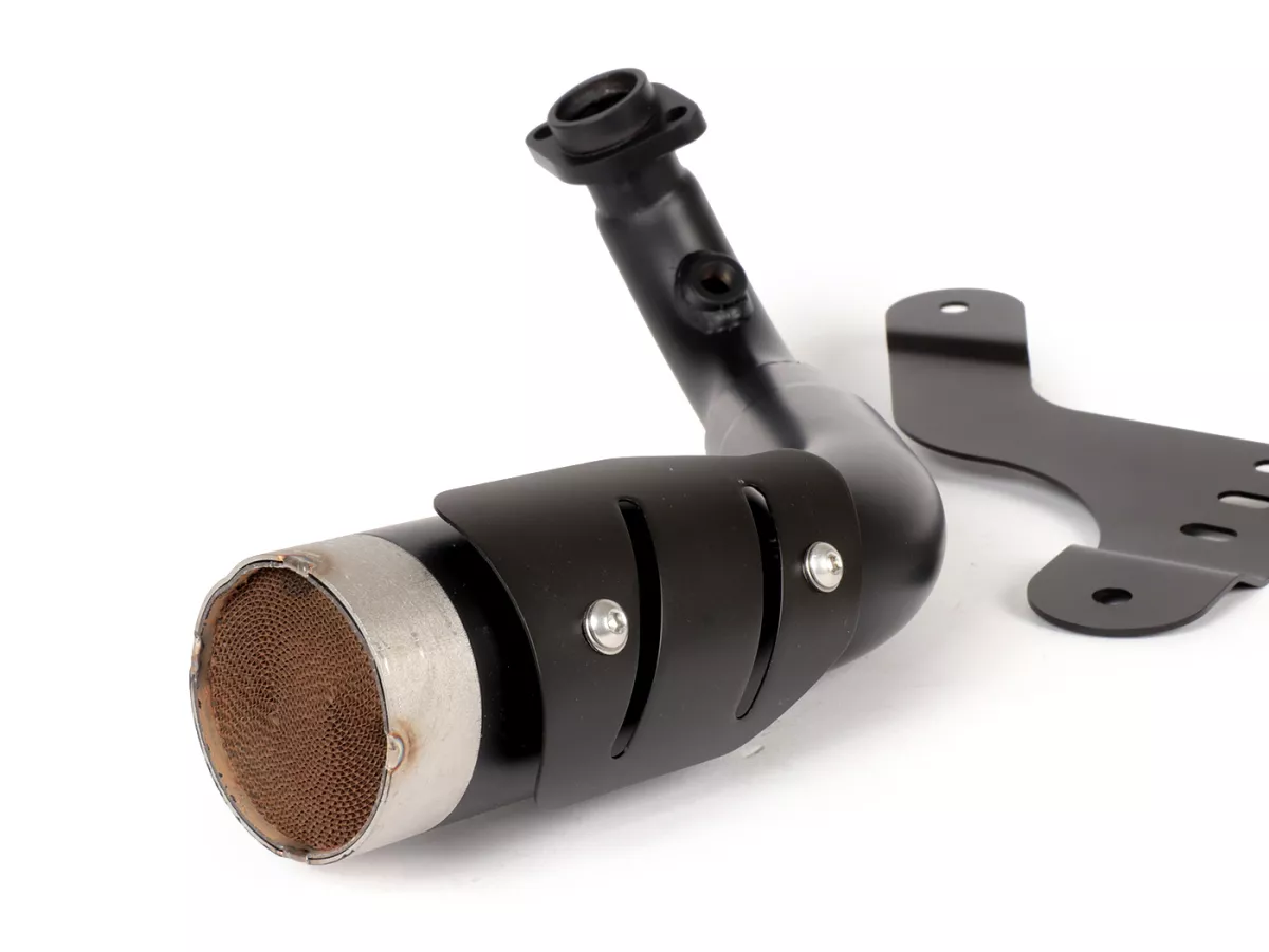 Exhaust manifold and bracket -REMUS Sport - Vespa GTS Super HPE 300 (Euro 5, ZAPMD3100, ZAPMD3101, ZAPMD3101)