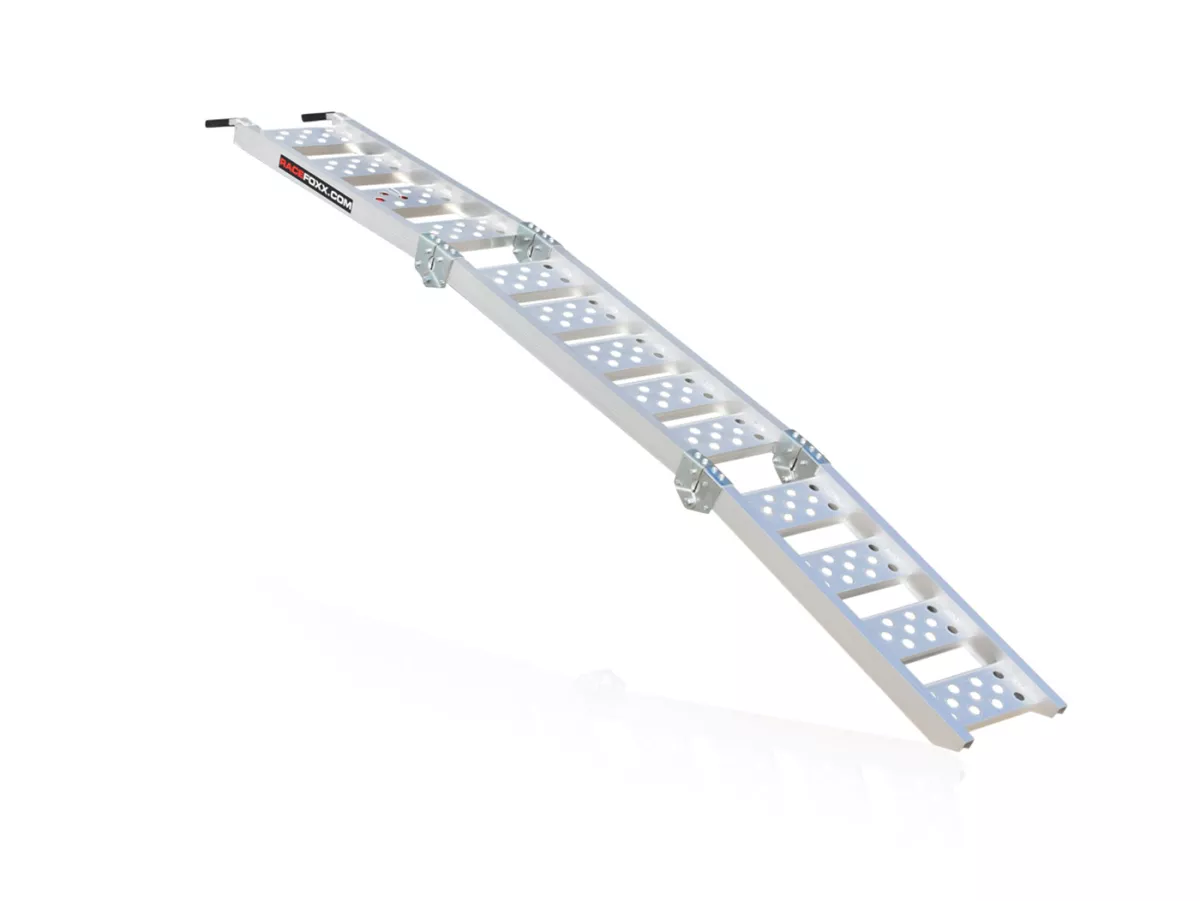 Ramp foldable -RACEFOXX, MOTORBIKE / SCOOTER- aluminium (max loading 272kg)