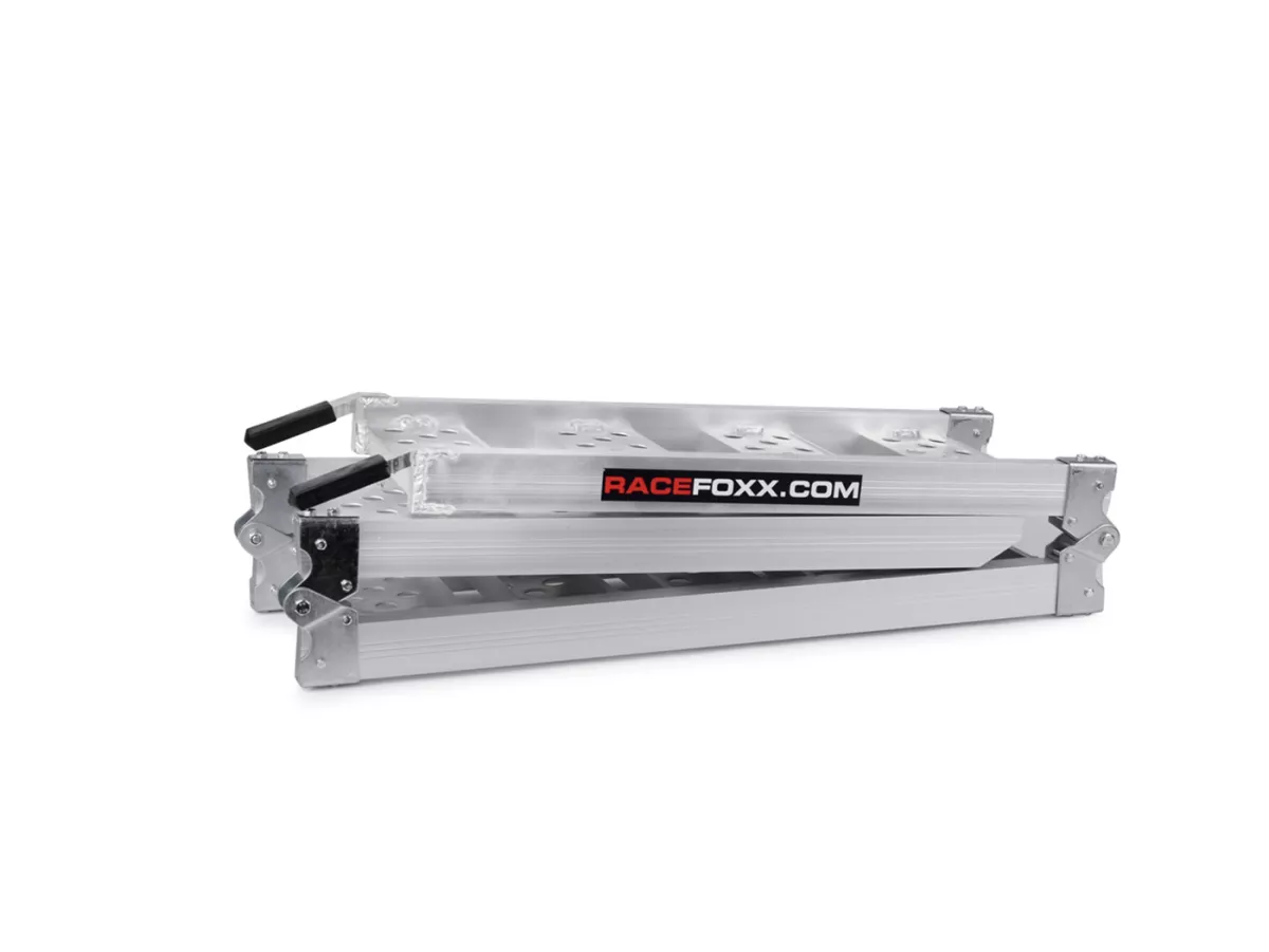Ramp foldable -RACEFOXX, MOTORBIKE / SCOOTER- aluminium (max loading 272kg)