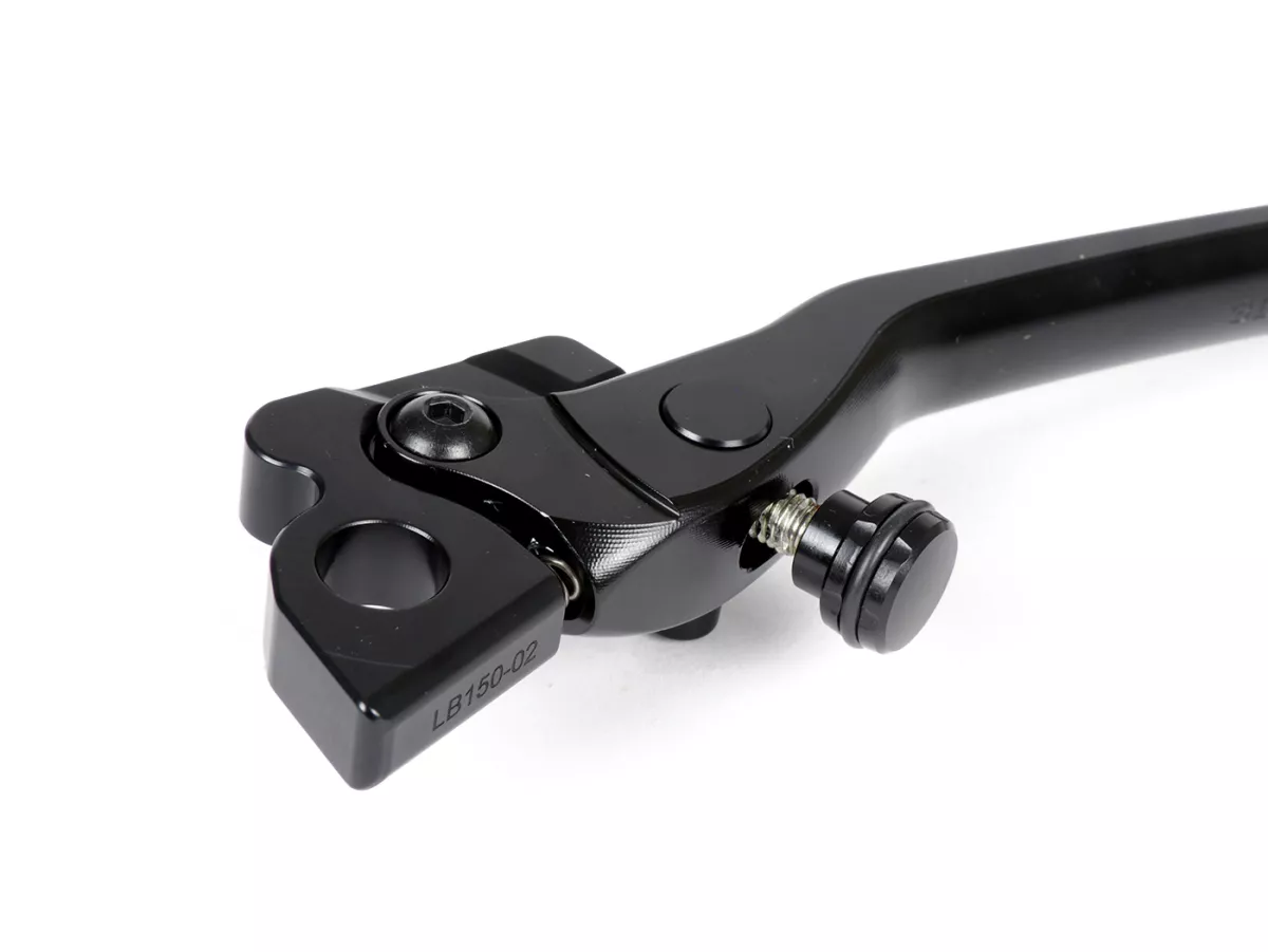 Brake lever lhs, rear, black -RIZOMA, 3D- Vespa GT, GT L, GTS 125-300, GTV, GTS 125-300 Super