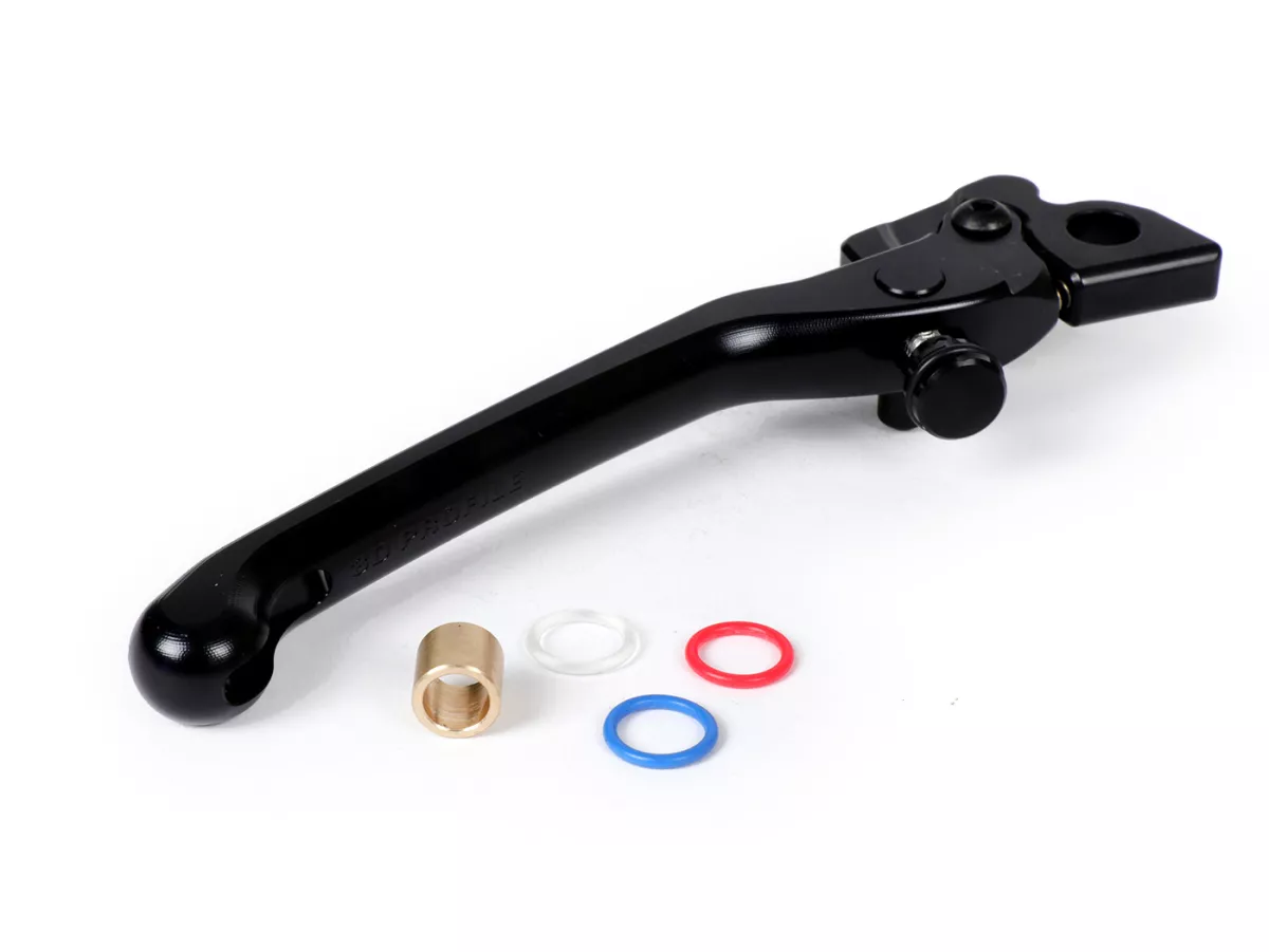 Palanca de freno derecha, delantera, negra -RIZOMA, 3D- Vespa GT, GT L, GTS 125-300, GTV, GTS 125-300 Super