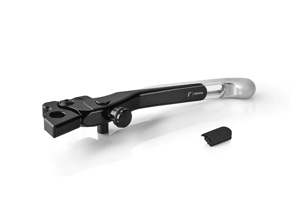 Bromshandtag vänster, bak, silver -RIZOMA, Adjustable Plus- Vespa GT, GT L, GTS 125-300, GTV, GTS 125-300 Super