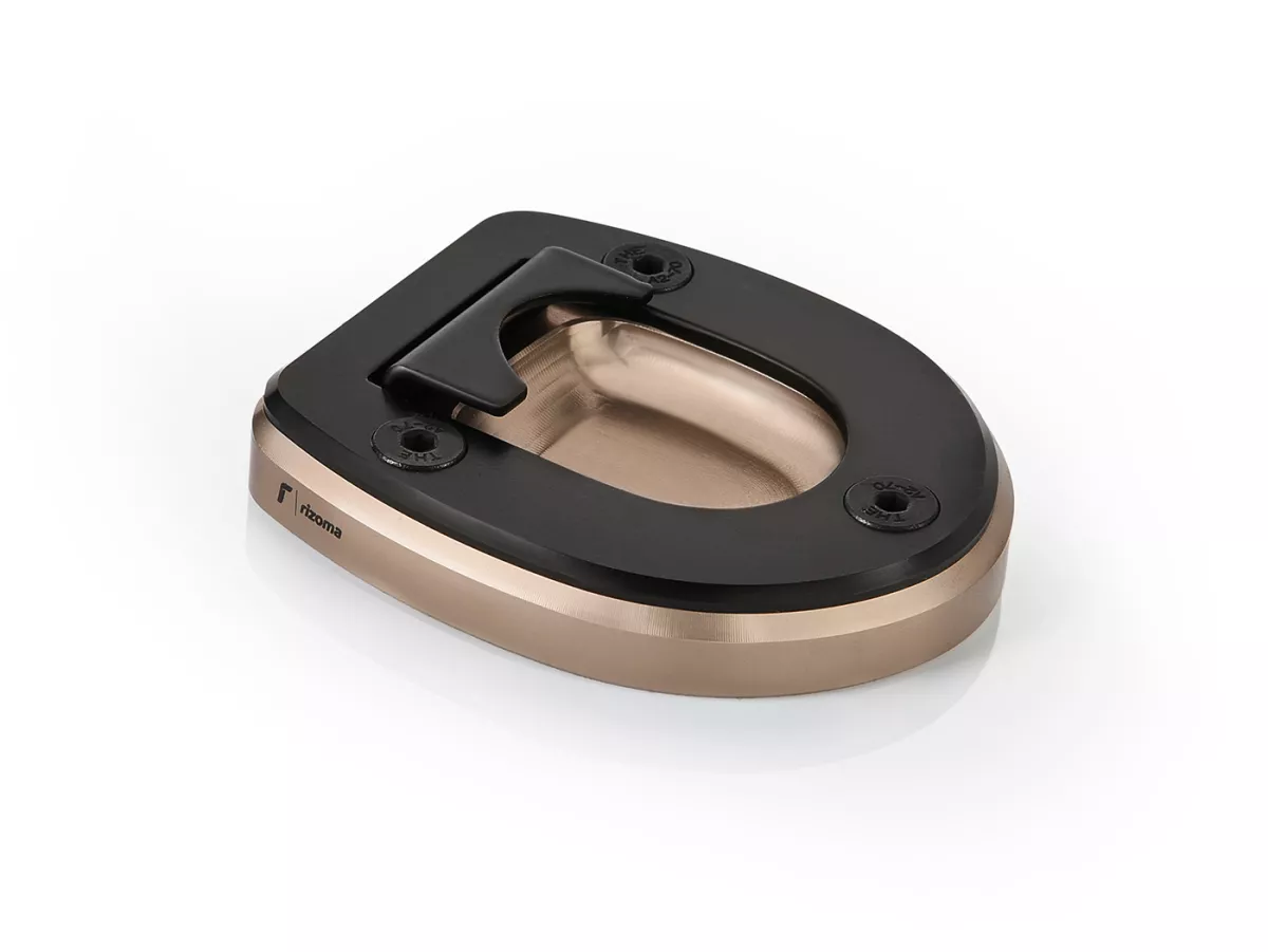 Pie de caballete lateral, bronce -RIZOMA- Vespa GT, GT L, GTS 125-300, GTV, GTS 125-300 Super