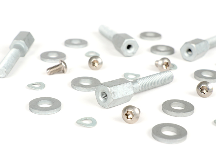 Monteringssats - Konverteringssats - Adapter för lerhjul, långa hjulbultar för ABS-bakfälg -SKOOTER CENTER- MP3 > GTS 125-300 - Vespa GT, GTL, GTS 125-300, GTV - krävs för fälgkonvertering till 13 tum
