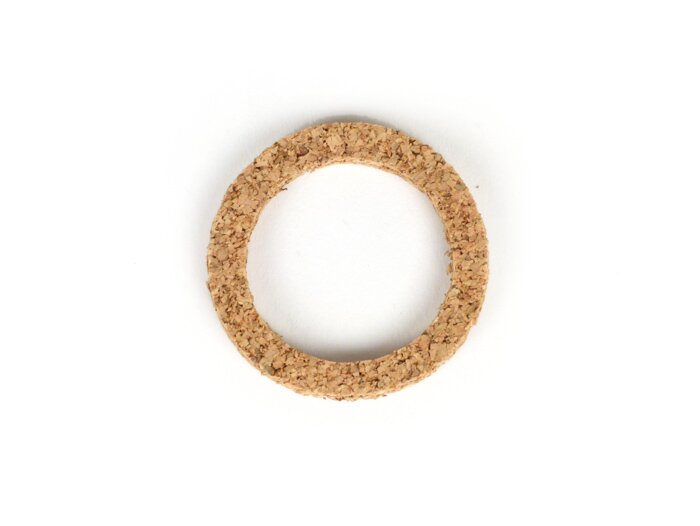 Pakking kijkglas benzinekraan -BGM ORIGINEEL 26.5x35x4mm- Vespa Wideframe VN, VM, ACMA- Kurk