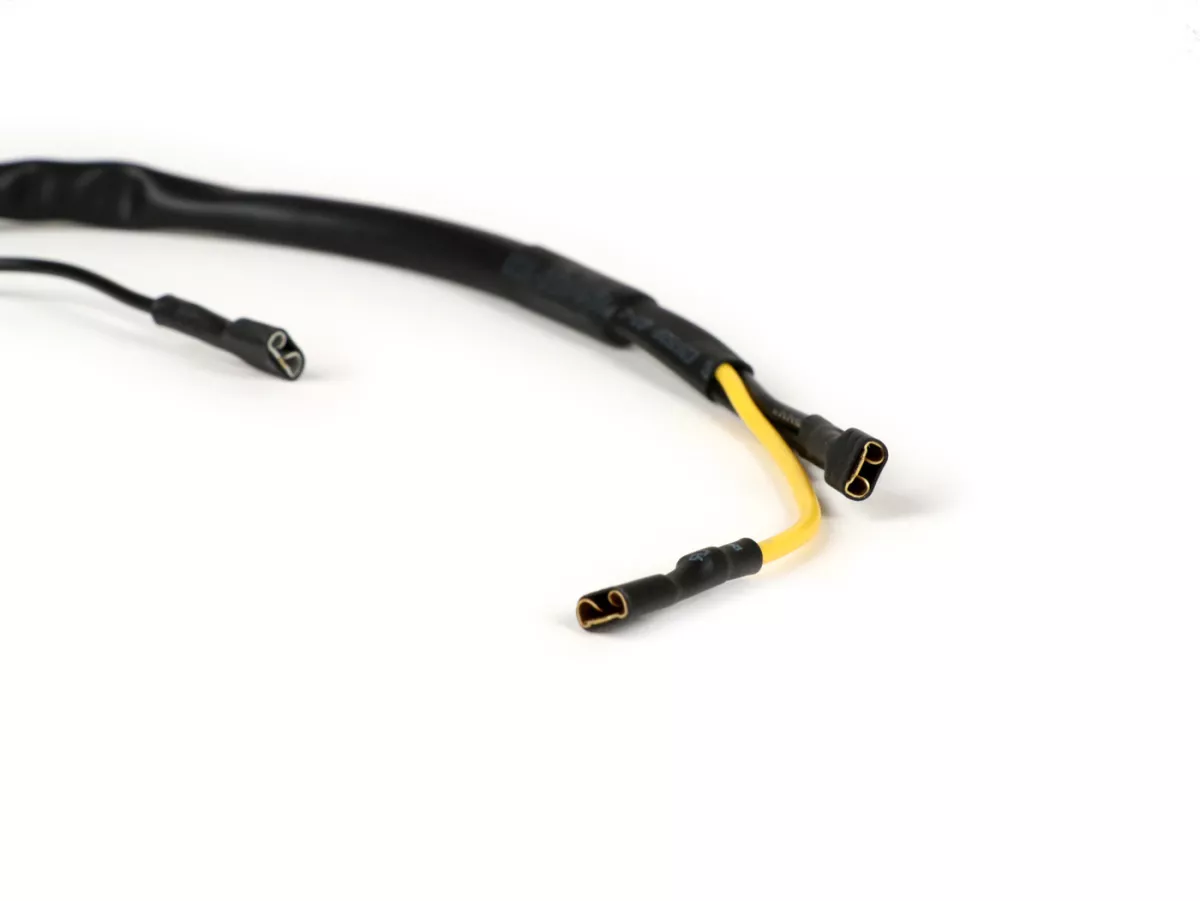 Kabeltak stuur -BGM ORIGINELE- Vespa PX (-1984, AC, Italiaans) - zonder batterij, wit contactslot lichaam met 4 aansluitingen