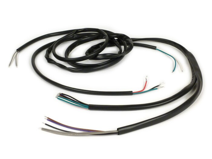Wiring loom -BGM ORIGINAL- Vespa V50 (V5A1T) - stator plate with 2 coils, outer high tension coil, without brake light