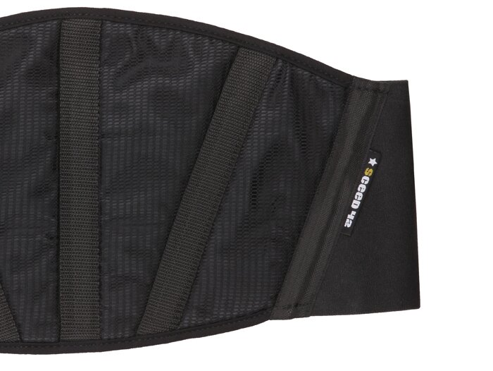 Sabuk ginjal -SCEED 42 Strech- tekstil, hitam - XL (135 cm)