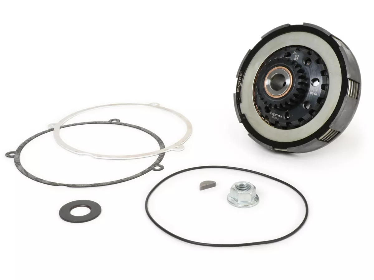 Embrayage -SC, Wideframe, type Cosa2/FL- pour pignon élastique BGM PRO de 62/63 dents (droites)- Vespa 125, VN1T (60001-), VN2T, Vespa 150 VL1T, VL2T, VL3T, VB1T, ACMA 150 GL (1956-1958) - 25 dents