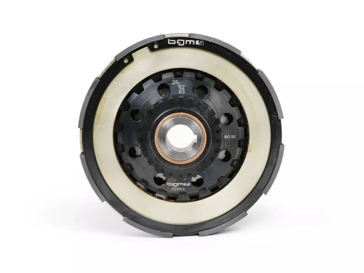 Embrayage -SC, Wideframe, type Cosa2/FL- pour pignon élastique BGM PRO de 62/63 dents (droites)- Vespa 125, VN1T (60001-), VN2T, Vespa 150 VL1T, VL2T, VL3T, VB1T, ACMA 150 GL (1956-1958) - 25 dents