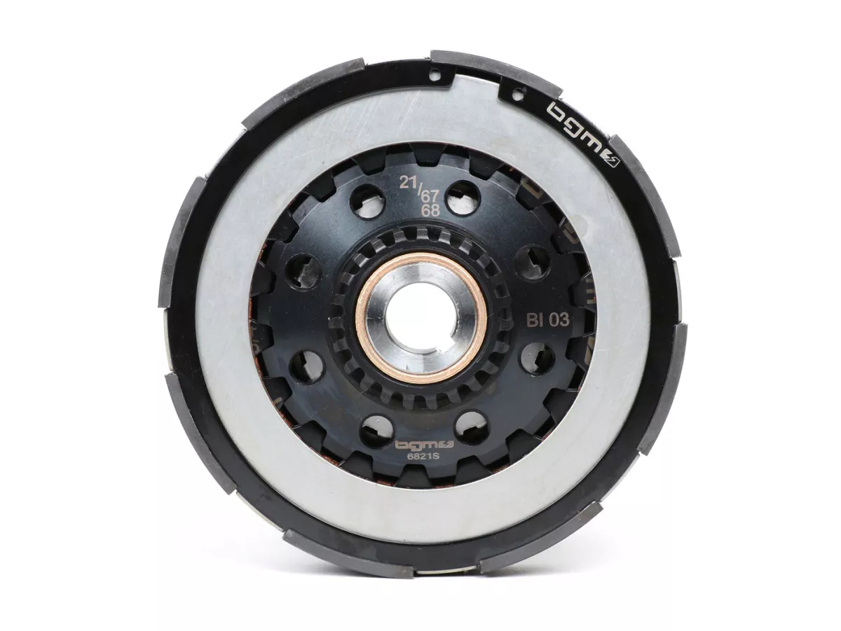 Embrayage -SC, Largeframe, type Cosa2/FL- pour pignon élastique de 67/68 dents - Vespa PX80, PX125, PX150, T5 125cc, Cosa, Sprint150, Rally180, GT125/GTR125, TS125, GL150, Super125 (VNC1, 11001-), Super150 - 21 dents