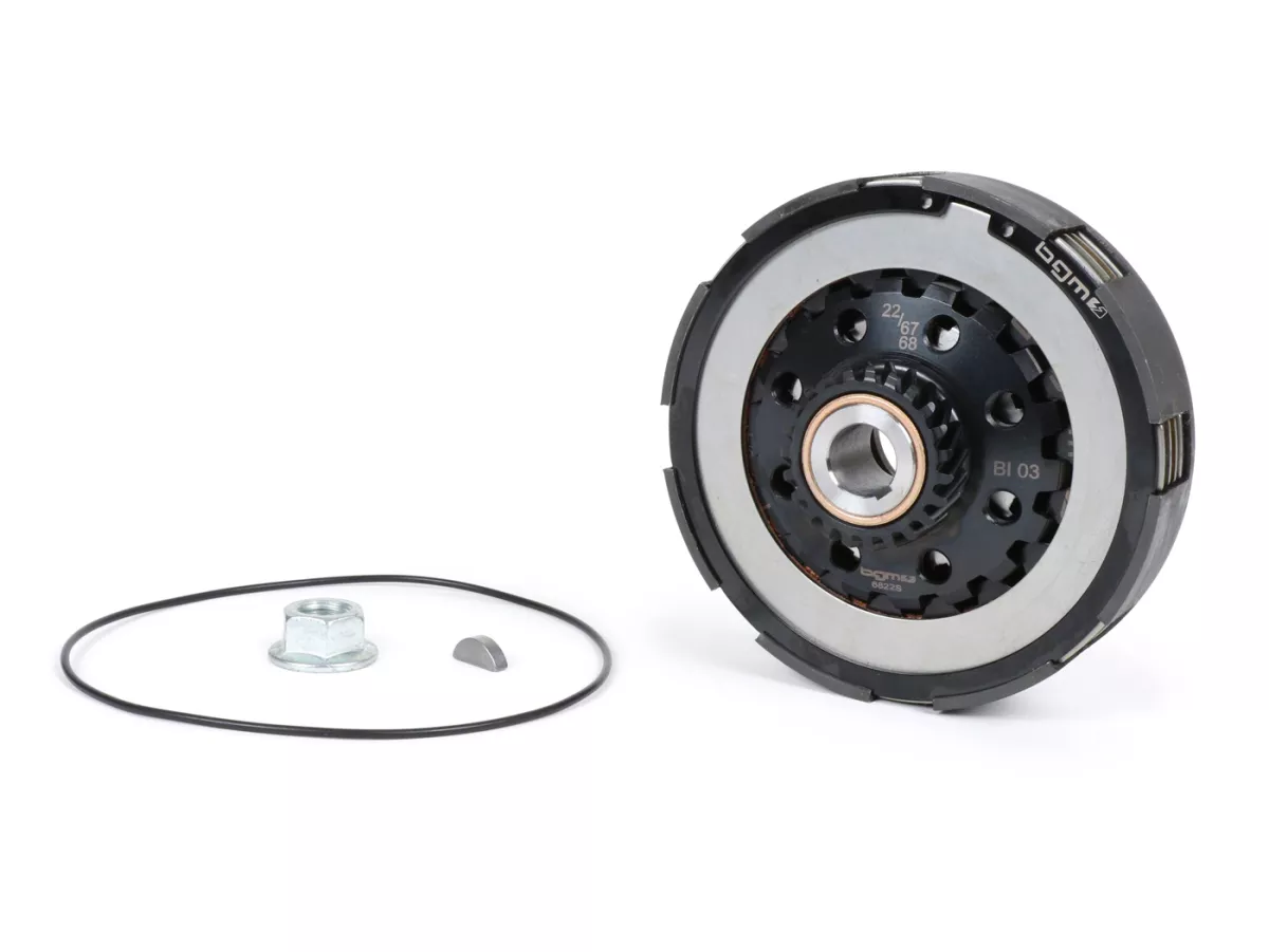 Clutch -SC, Largeframe, type Cosa2/FL- for primary gear 67/68 tooth - Vespa PX80, PX125, PX150, T5 125cc, Cosa, Sprint150, Rally180, GT125/GTR125, TS125, GL150, Super125 (VNC1 , 11001-), Super150 - 22 tooth