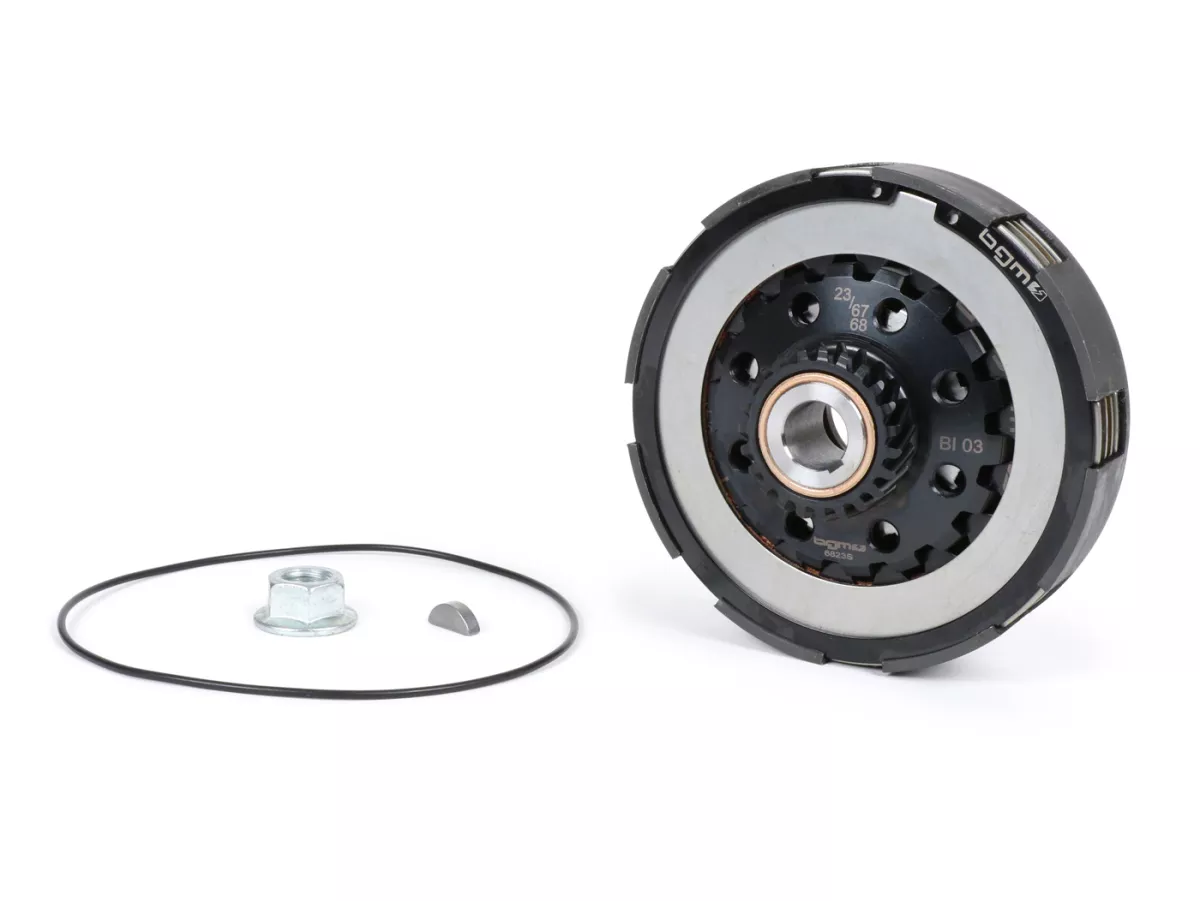 Embrayage -SC, Largeframe, type Cosa2/FL- pour pignon élastique de 67/68 dents - Vespa PX80, PX125, PX150, T5 125cc, Cosa, Sprint150, Rally180, GT125/GTR125, TS125, GL150, Super125 (VNC1, 11001-), Super150 - 23 dents