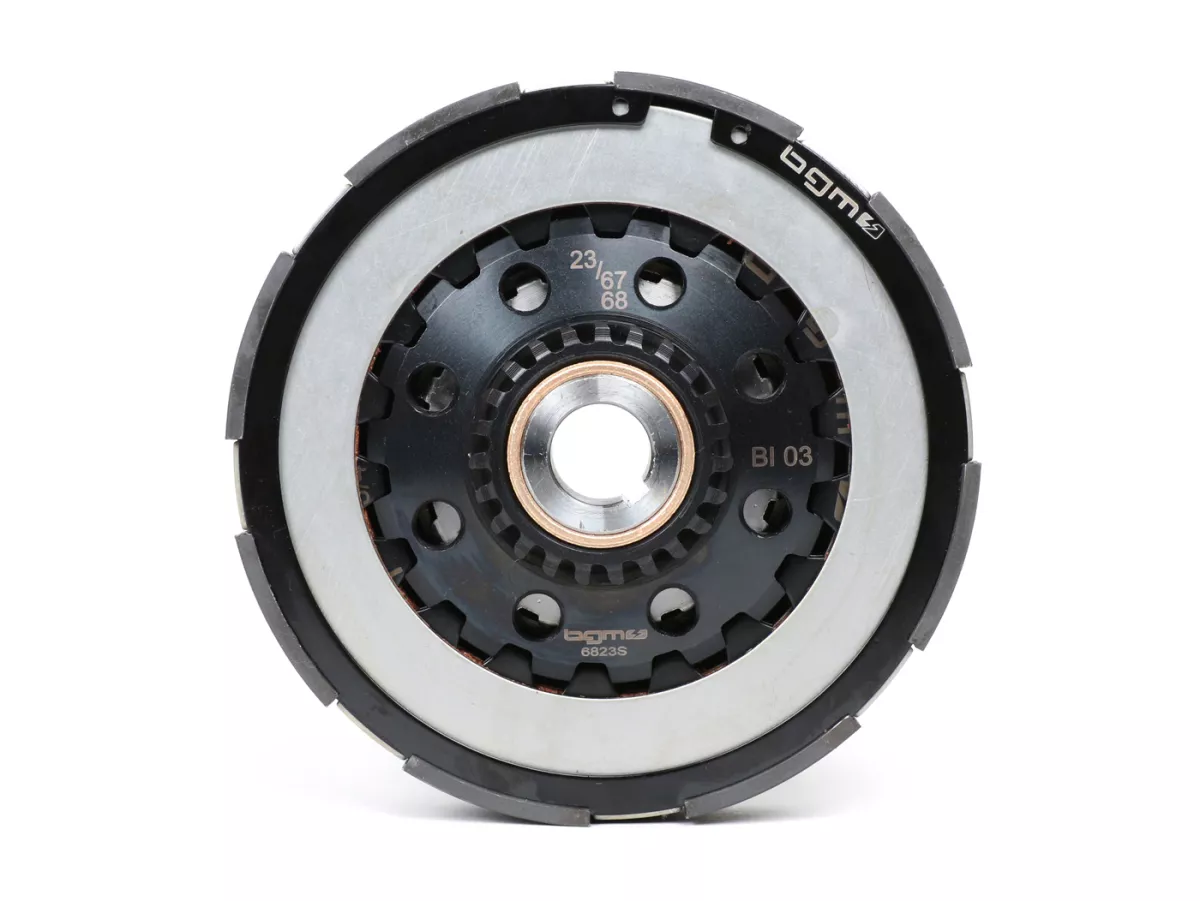 Embrayage -SC, Largeframe, type Cosa2/FL- pour pignon élastique de 67/68 dents - Vespa PX80, PX125, PX150, T5 125cc, Cosa, Sprint150, Rally180, GT125/GTR125, TS125, GL150, Super125 (VNC1, 11001-), Super150 - 23 dents