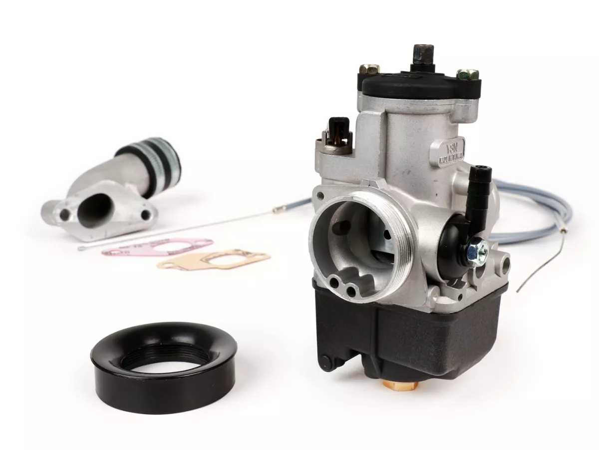 Kit de carburador -YSN PHBH 30 BS, corredera giratoria - Vespa PX (-1984), Rally180 (VSD1T), Rally200 (VSE1T), Sprint150 (VLB1T), TS125 (VNL3T), GT125 (VNL2T), GTR125 (VNL2T), Super (VNC/VBC), VNA, VNB, VBA, VBB