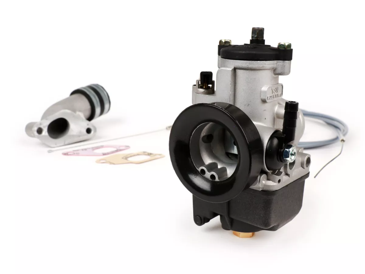 Kit de carburador -YSN PHBH 30 BS, corredera giratoria - Vespa PX (-1984), Rally180 (VSD1T), Rally200 (VSE1T), Sprint150 (VLB1T), TS125 (VNL3T), GT125 (VNL2T), GTR125 (VNL2T), Super (VNC/VBC), VNA, VNB, VBA, VBB