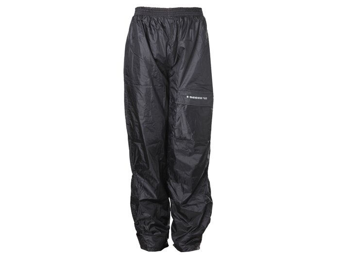 Regnbyxa -SCEED 42- nylon med termofoder, svart - M