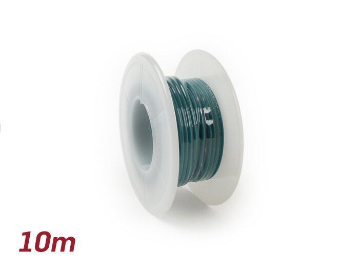 Elektrische kabel -UNIVERSAL 0,85mm²- 10m - Groen