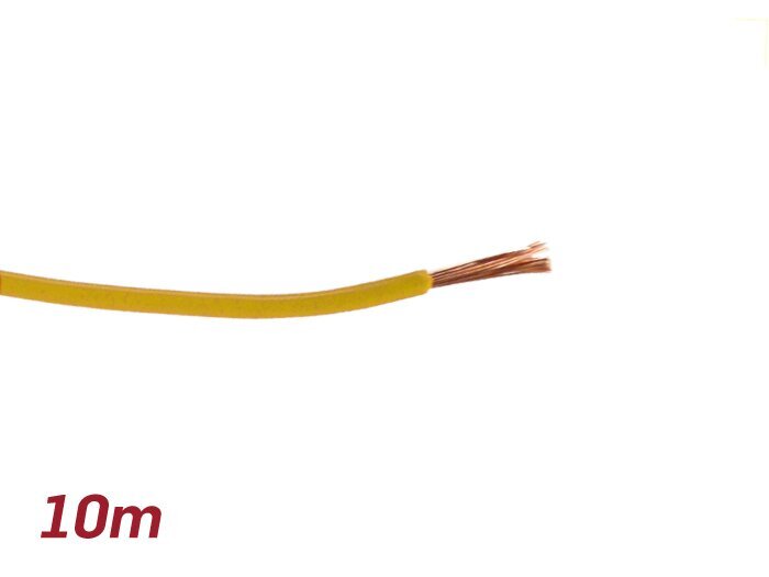 Cavo elettrico -UNIVERSALE 2,0 mm²- 10 m - Giallo