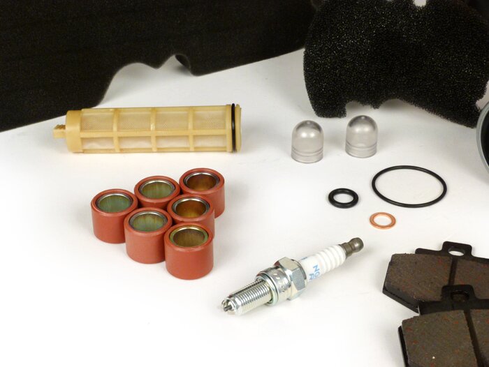 Kit de inspección -SCOOTER CENTER, 20.000km- Vespa GTS es decir Super 300 (ZAPM45200, ZAPM45202), Vespa GTS 300 (ZAPM45200, ZAPM45202), Vespa GTV 300 (ZAPM45201)