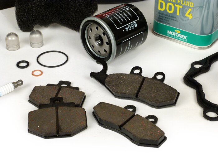 Kit de inspección -SCOOTER CENTER, 20.000km- Vespa GTS es decir Super 300 (ZAPM45200, ZAPM45202), Vespa GTS 300 (ZAPM45200, ZAPM45202), Vespa GTV 300 (ZAPM45201)