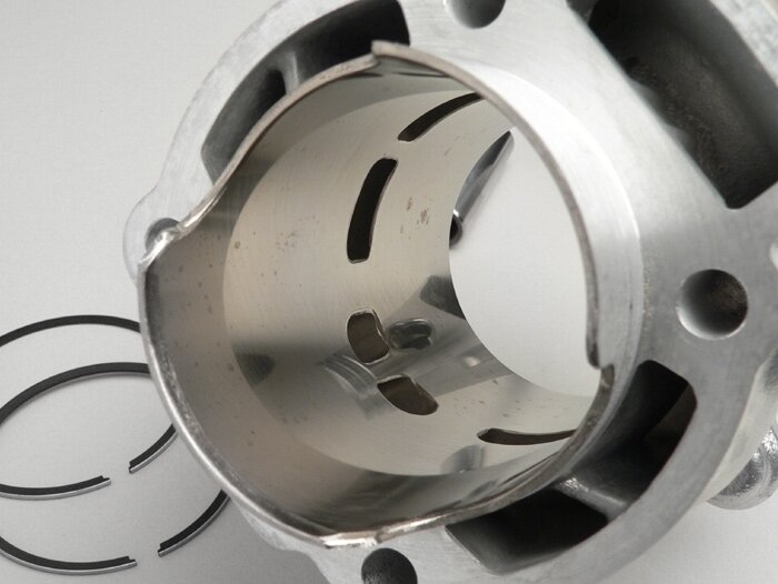 Cylinder -PIAGGIO 180 cc modified for 125cc engine casing- Piaggio LC 2-stroke Maxi - used for Gilera Runner 125 FX - Italjet Dragster 125 - Piaggio Hexagon 125 LX