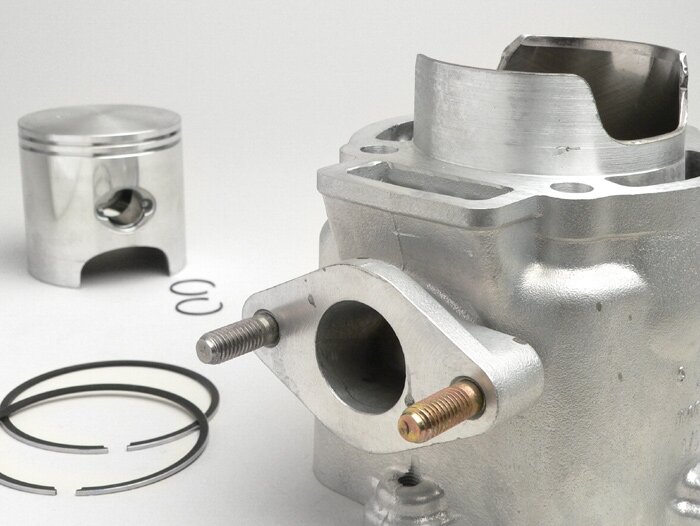 Cylinder -PIAGGIO 180 cc modified for 125cc engine casing- Piaggio LC 2-stroke Maxi - used for Gilera Runner 125 FX - Italjet Dragster 125 - Piaggio Hexagon 125 LX