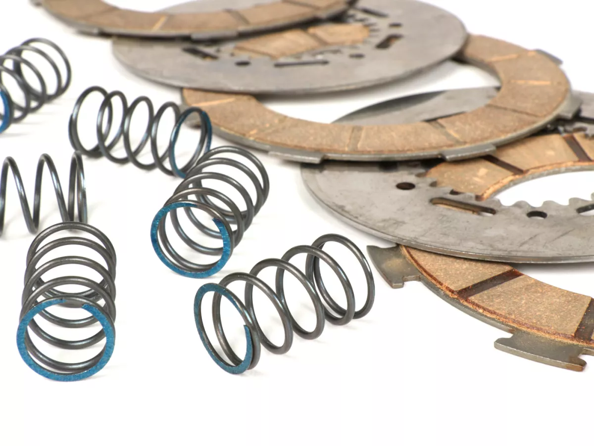 Clutch friction plate set -SURFLEX- Vespa GS150 / GS3 VS5T (0063168-), GS160 / GS4 (VSB1T) VSB1T (incl. springs and steel plates)