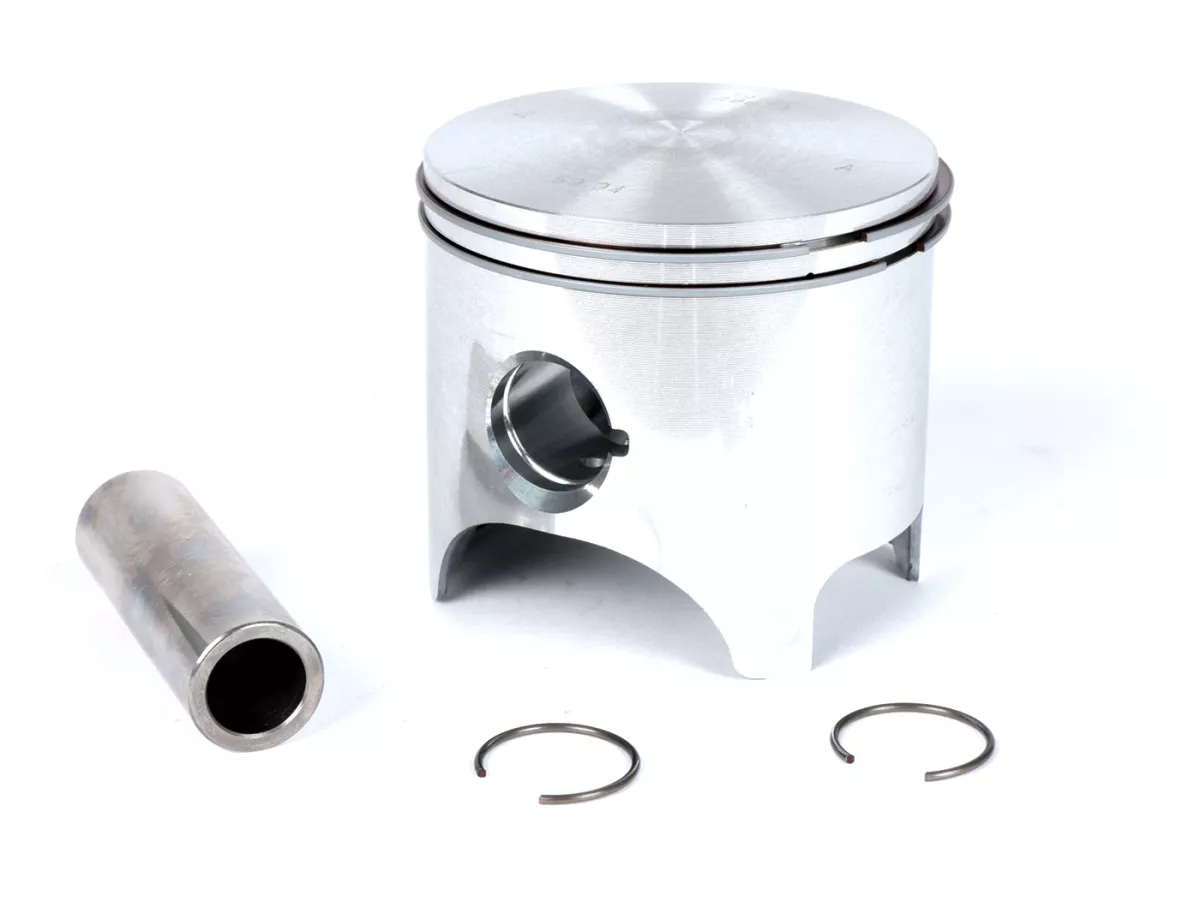 Piston -SIMONINI 230cc Ø70.0mm, course=60mm, goujon = Ø 18mm- MINI 2 Evo - segments, axes de piston et clips inclus