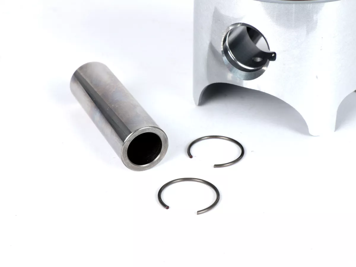 Piston -SIMONINI 230cc Ø70.0mm, course=60mm, goujon = Ø 18mm- MINI 2 Evo - segments, axes de piston et clips inclus
