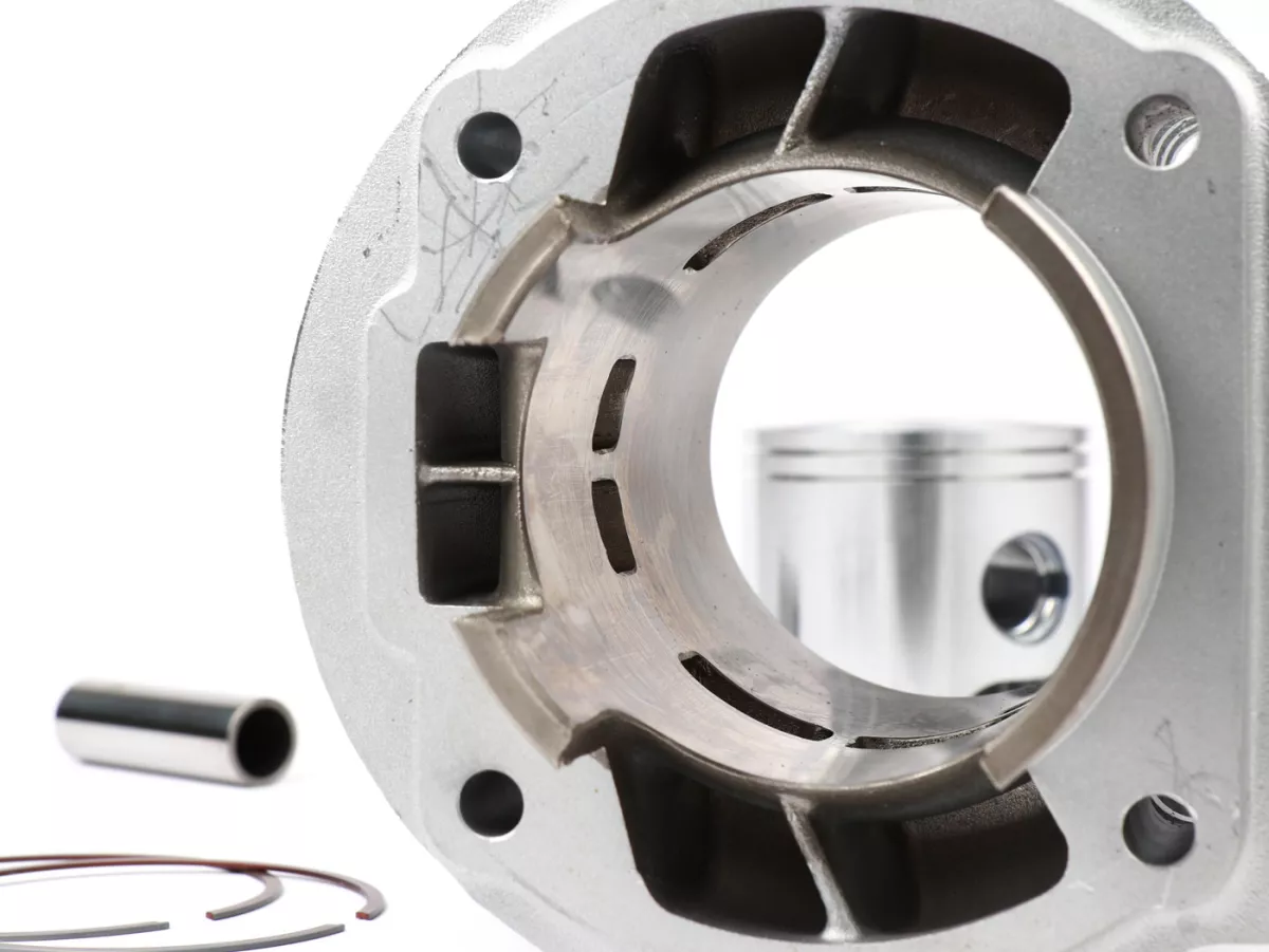 Cilinder -SIMONINI 250/265cc Ø72.8mm, geschikt voor Lambretta Killercase MMW motorblok- MINI 2 Evo BigBore - met zuiger