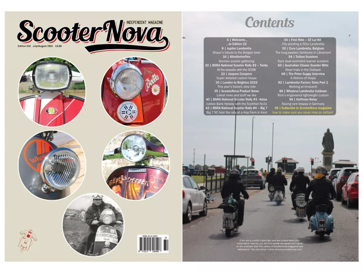 Magazine Scooter Nova Magazine - (#032) - juillet/août 2022