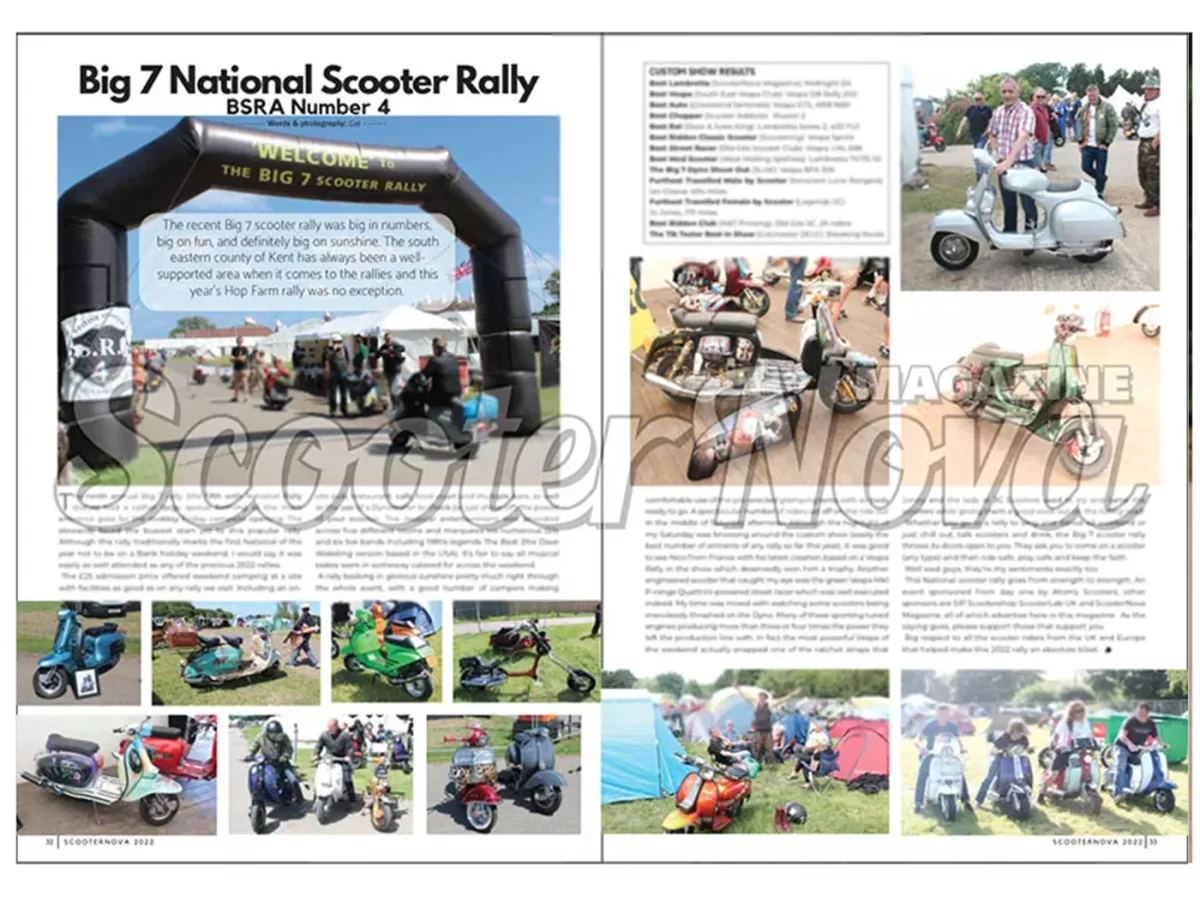 Magazine Scooter Nova Magazine - (#032) - juillet/août 2022