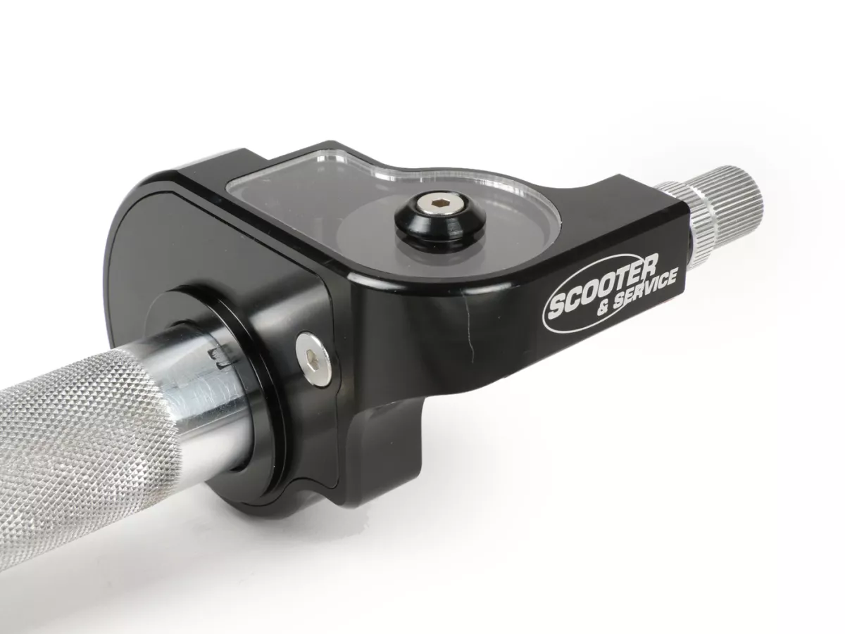 Poignée à tirage rapide(avec roulement à billes) -SCOOTER & SERVICE CNC- aluminium - noir anodisé