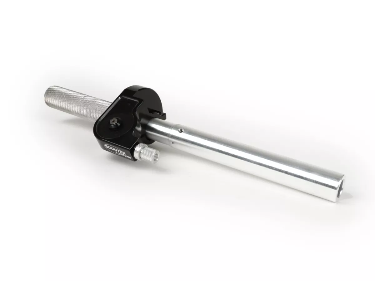 Poignée à tirage rapide(avec roulement à billes) -SCOOTER & SERVICE CNC- aluminium - noir anodisé