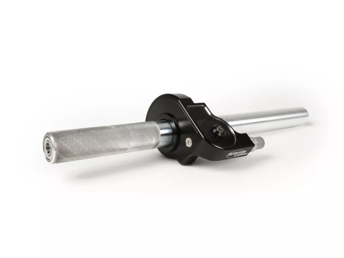 Poignée à tirage rapide(avec roulement à billes) -SCOOTER & SERVICE CNC- aluminium - noir anodisé