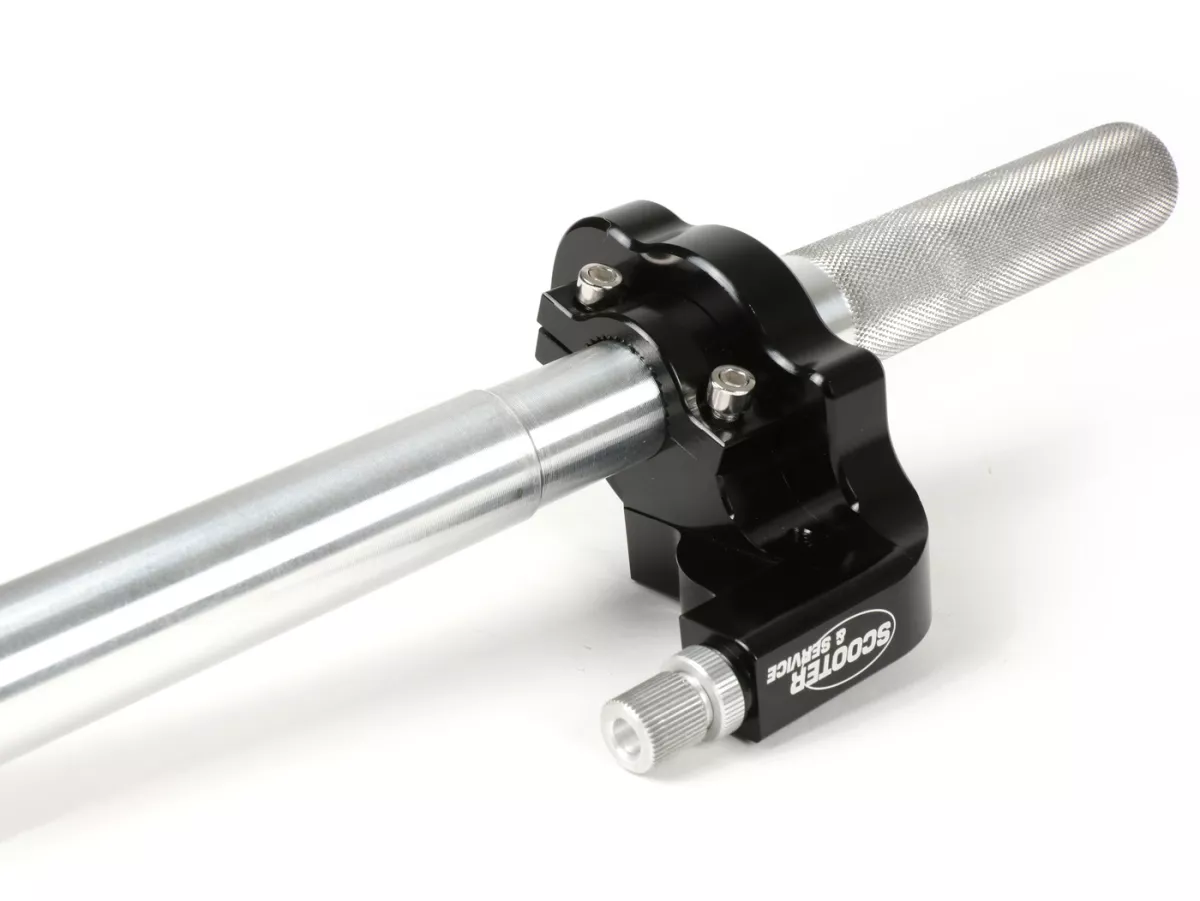 Poignée à tirage rapide(avec roulement à billes) -SCOOTER & SERVICE CNC- aluminium - noir anodisé