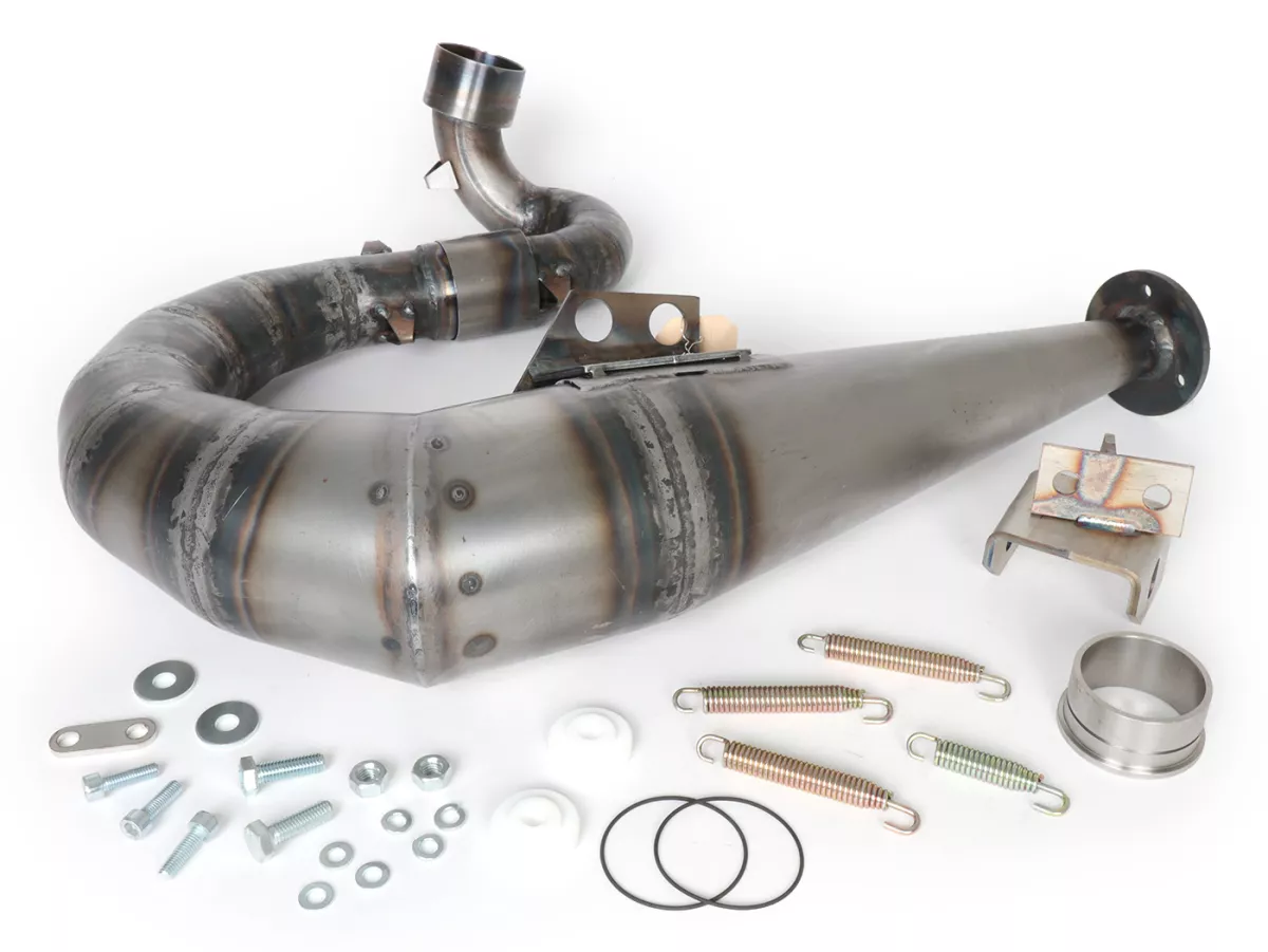 Avgasrör -SKOOTER & SERVICE Newline vänster Silent Plus (utan bakre ljuddämpare) - Vespa PX200