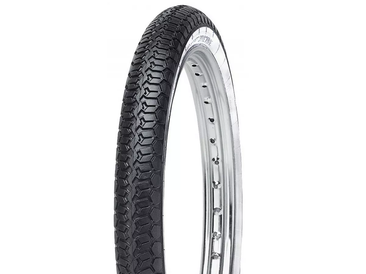 Tyre -MITAS B8, white wall- 2.25-16 / 2 1/4-16 (old size marking 20x2.25) 38J TT Piaggio Ciao, Bravo
